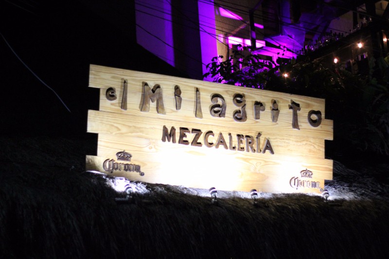 el milagrito restaurante bar mezcal, Tulum, Mexico March 2018
